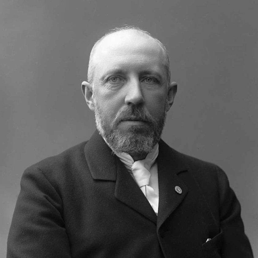 Porträttbild på Prins Oscar Bernadotte