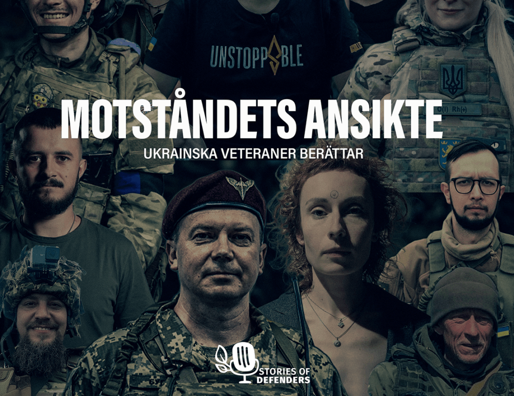 Puffbild: Ta del av elva ukrainska veteraners berättelser