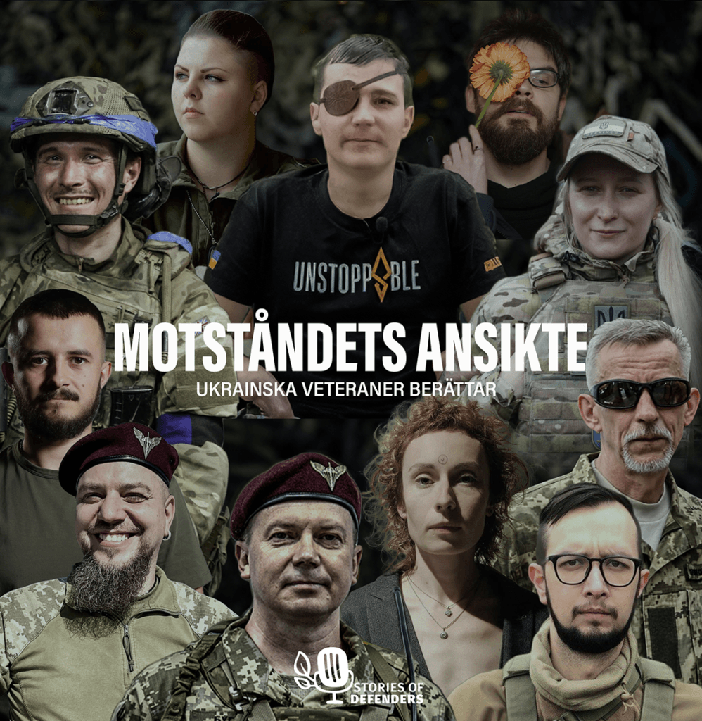 Puffbild: Ta del av elva ukrainska veteraners berättelser
