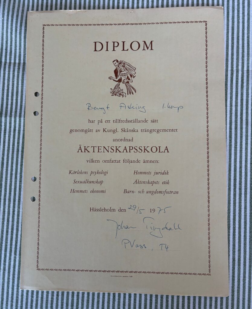 Diplom äktenskapsskola